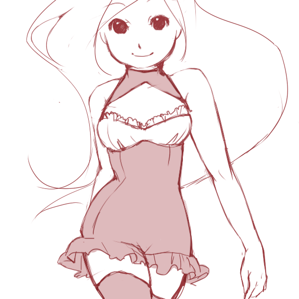 1:1 2d_animation absolute_territory animated animated_gif black_eyes bottomwear breasts cleavage cleavage_cutout clothed clothing cutout dress e621 female hair human legwear long_hair mammal medium_breasts minidress miniskirt natsuki_suzuhara not_furry short_playtime simple_background sketch skirt smile solo thigh_highs walking white_background