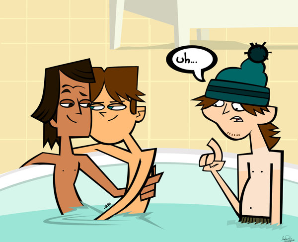 3boys bathroom bathtub being_watched cody_(tdi) ezekiel_(tdi) gay handjob jordyn_(artist) male male_only noah_(tdi) pool rule34 straight_hair tagme total_drama_island yaoi