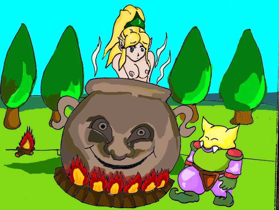 cannibalism cooked_alive cooking_pot female mana_goblin purim rule34 secret_of_mana tagme