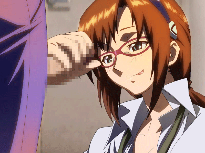 1girls 5_fingers animated blush breasts brown_hair censored clothing female glasses handjob human light-skinned_female light_skin long_hair male mari_illustrious_makinami mosaic_censoring neon_genesis_evangelion penis rebuild_of_evangelion rule34 shinji_ikari tongue yabusame