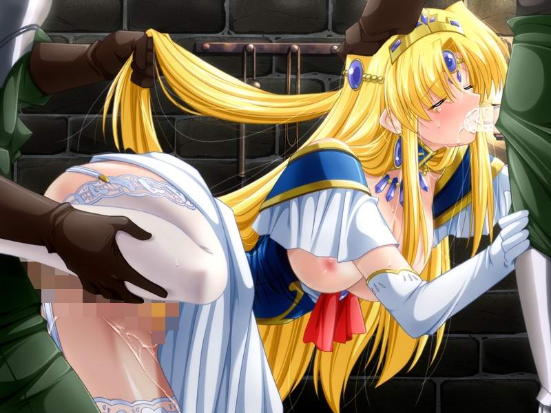 blonde_hair breasts captive censored fellatio female forced_oral gangbang gangrape gloves group_sex long_hair male oral penis princess rape rule34 sex slutty_princess_diaries spread_legs tears