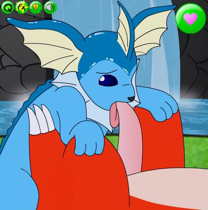 ambiguous_gender blue_eyes charmeleon claws color eeveelution erection fellatio feral interspecies male male_only male_vaporeon nintendo nude oral oral_sex outdoors penis pok&eacute;mon_(species) pokemon pokemon_(species) red_skin rule34 scalie tongue tongue_out unknown_gender vaporeon water waterfall
