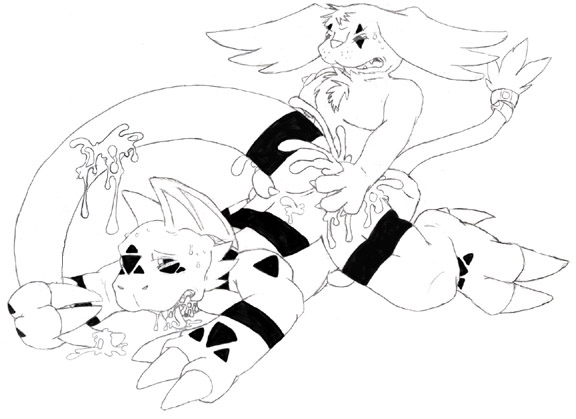 anthro digimon digimon_(species) furry gazimon guilmon male male_only reptile rule34 scalie sky_the_crocodile skycroc