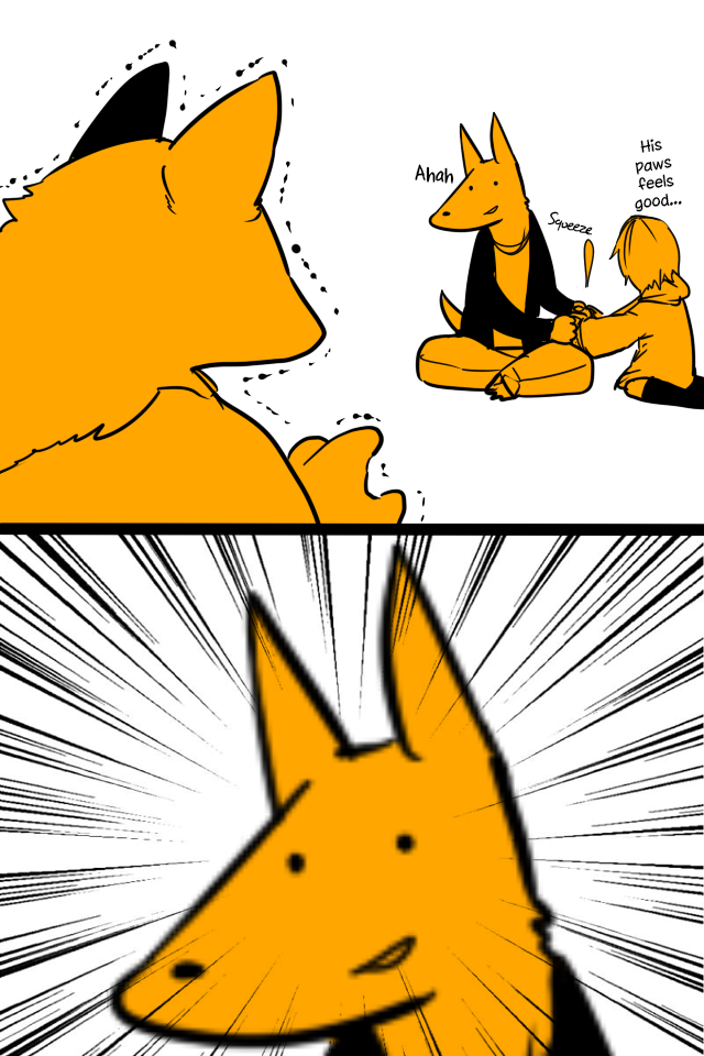 2:3 anthro canid canine canis comic e621 english_text female fur group hair hard_translated human kemono lila_(kashiwagi_aki) male mammal rolf text third-party_edit translated translation_edit wolf yakantuzura zinovy