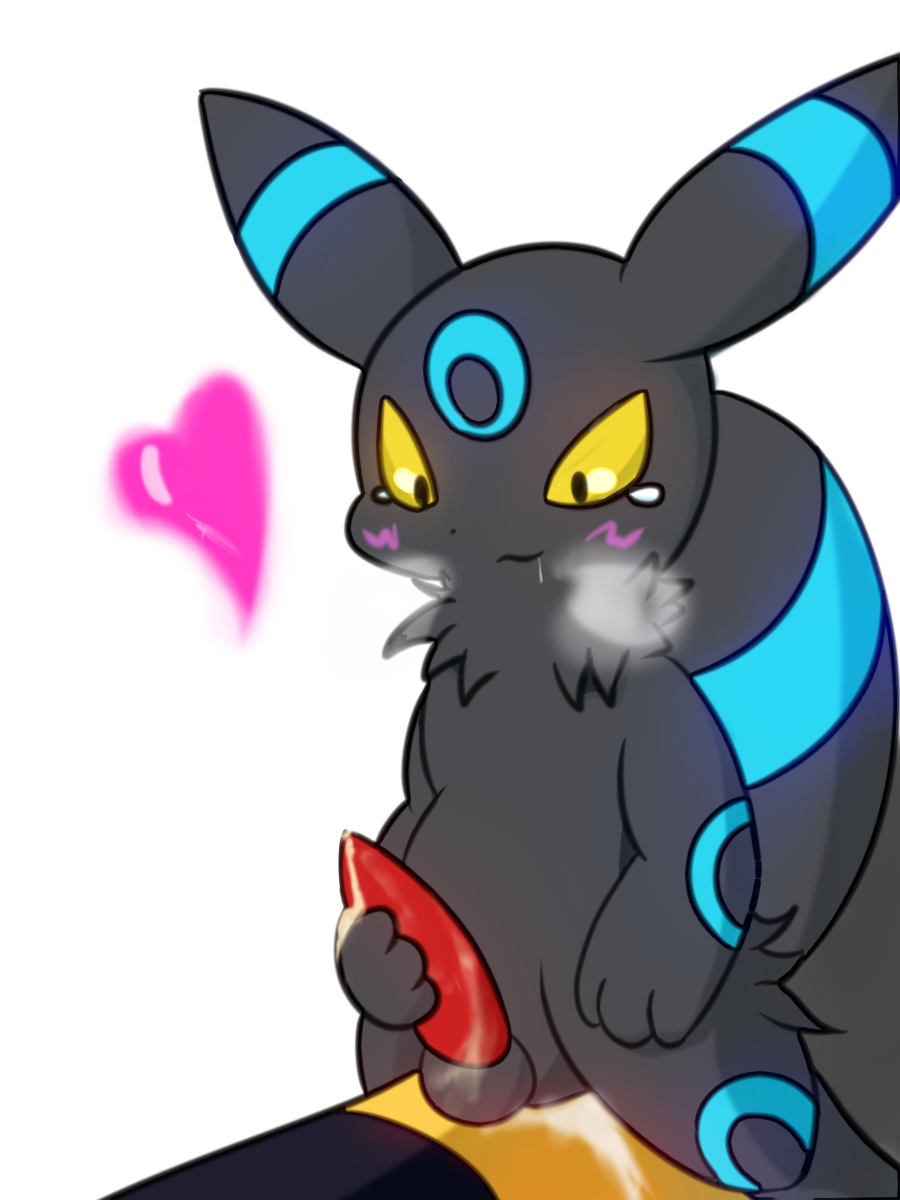 artist_request blush color cum eeveelution feral fur handjob interspecies male male_only masturbation multiple_males nintendo nude penis pokemon pokemon_(species) rule34 tagme umbreon yaoi