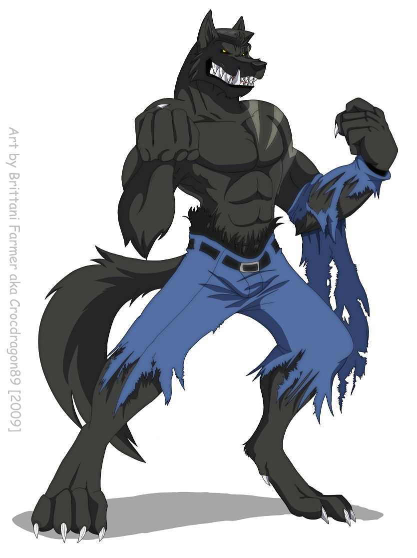 2009 abs anthro belt biceps big_muscles black_body black_fur black_hair bottomwear canid canine canis claws clothed clothing crocdragon89 e621 fangs fenris_williams fur hair male mammal markings muscular muscular_anthro muscular_male mythological_canine mythological_creature mythology pants pecs rip scar shorts solo tail teeth toe_claws topless torn_clothing transformation werecanid werecanine werecreature werewolf wolf yellow_eyes