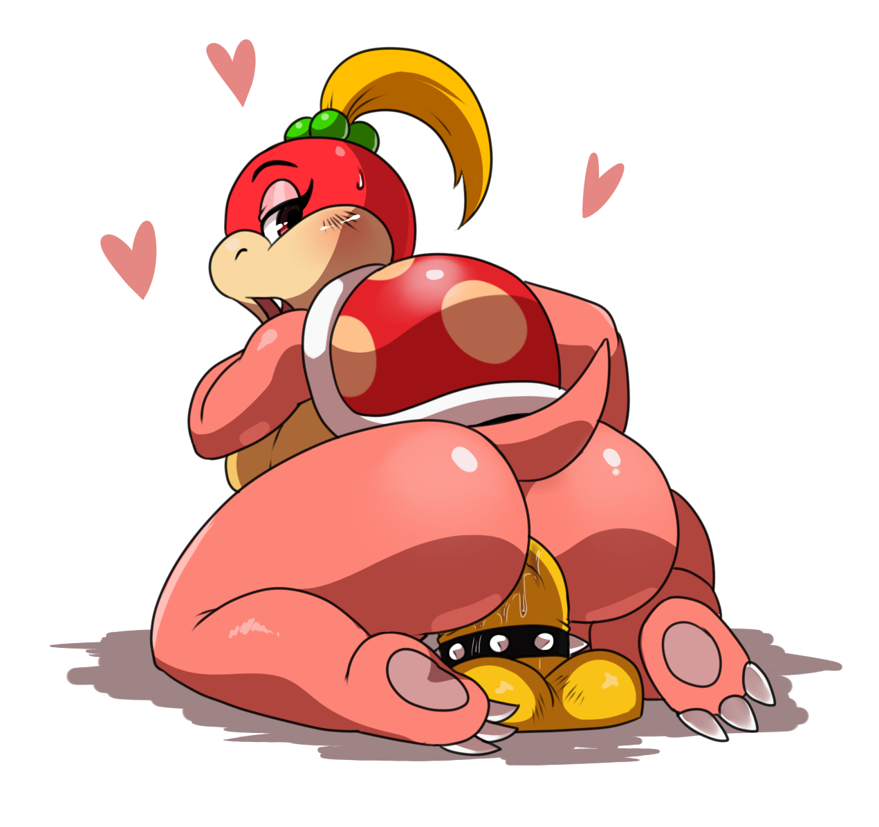 2013 accessory anthro big_butt blonde_hair blush boom_boom breasts brown_eyes butt cock_ring digital_media_(artwork) dildo dildo_in_vagina dildo_insertion dildo_sitting e621 female genitals hair heart_symbol jewelry koopa looking_back mario_bros masturbation nintendo non-mammal_breasts penetration penis_accessory penis_jewelry pom_pom_(mario) presenting presenting_hindquarters scalie sex_toy sex_toy_in_vagina sex_toy_insertion shell side_boob solo sssonic2 super_mario_3d_land toying_self vaginal vaginal_penetration