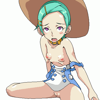 1girls eureka eureka_seven female female_only green_hair rule34 solo tagme white_background