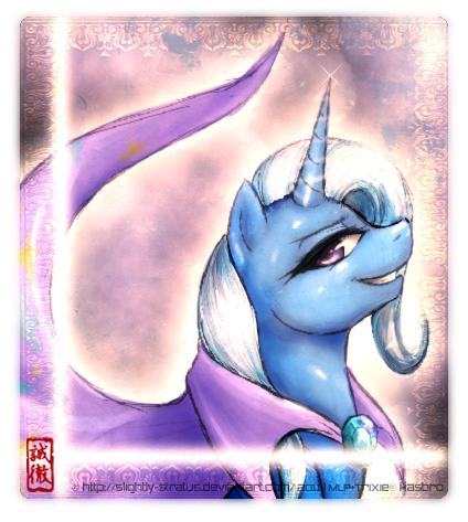 alpha_channel border e621 equid equine female feral friendship_is_magic hasbro horn low_res mammal my_little_pony mythological_creature mythological_equine mythology slightly-stratus solo transparent_border trixie_(mlp) unicorn