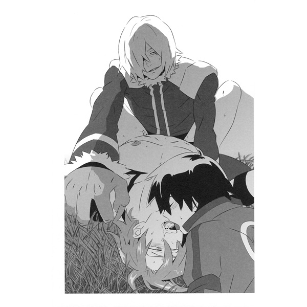 gay kamina male rule34 simon_(tengen_toppa_gurren_lagann) tengen_toppa_gurren_lagann threesome viral yaoi