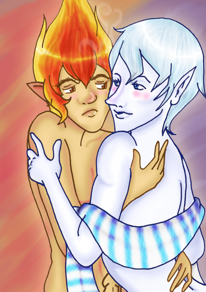 2boys gay heat_miser male rankin-bass rule34 snow_miser step-incest suggestive tagme yaoi