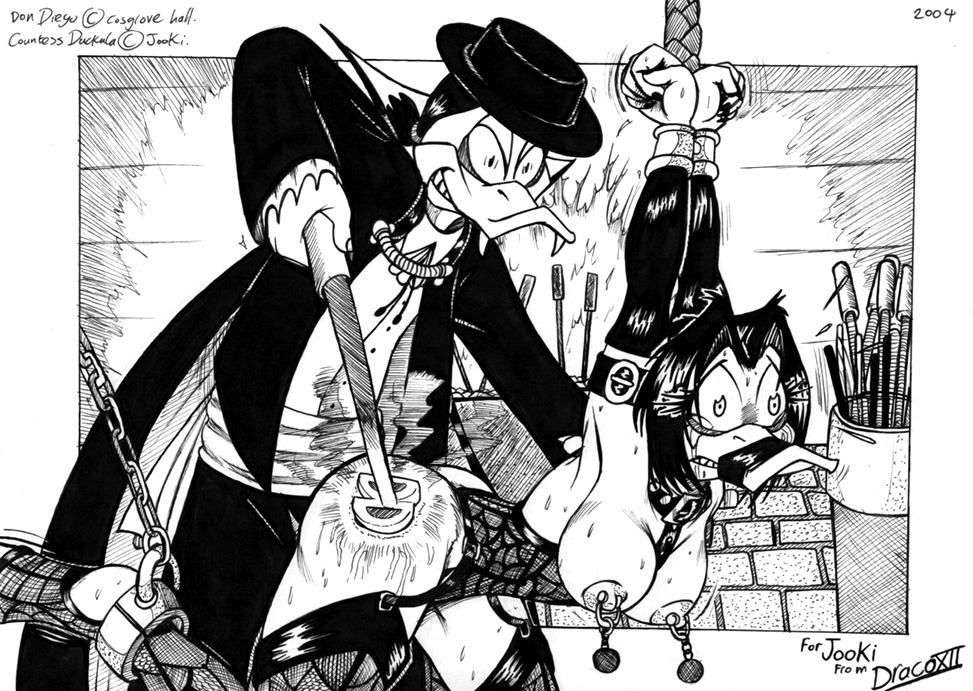 2004 breasts count_duckula drxii female monochrome rule34 rule_63 tagme