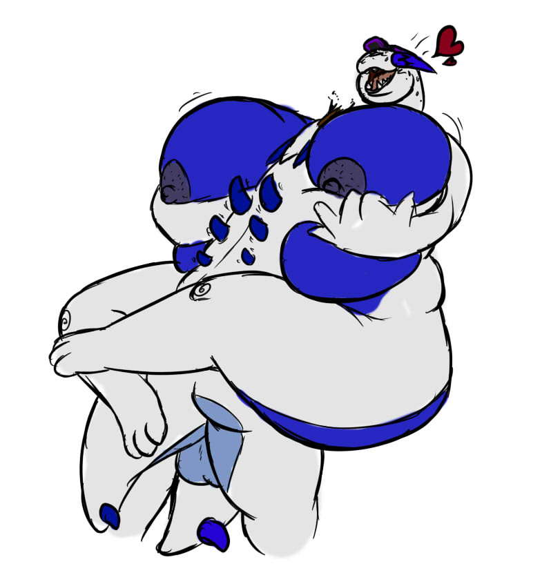 anthro avian balls big_breasts breasts duo e621 eddy_okapi eyes_closed female female_penetrated generation_2_pokemon genitals heart_symbol legendary_pokemon lugia male male/female male_penetrating male_penetrating_female nintendo nipples non-mammal_balls non-mammal_breasts non-mammal_nipples nude open_mouth overweight penetration penile penile_penetration penis_in_vagina pokemon pokemon_(species) sex simple_background thick_thighs vaginal vaginal_penetration white_background wide_hips