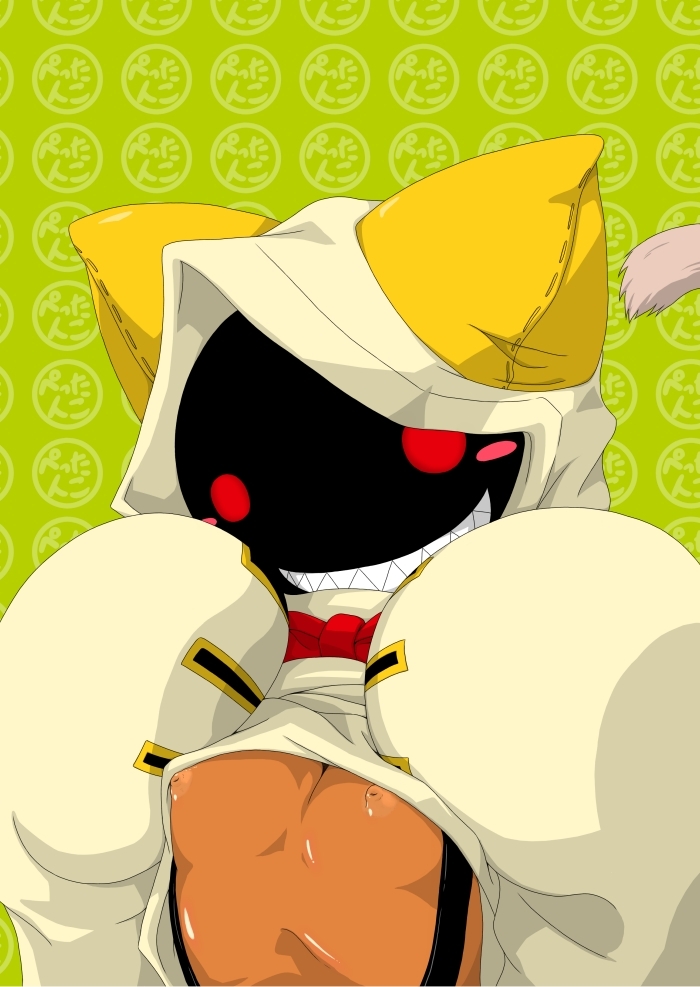 1girls aged_down blazblue blush breasts breasts_out clothes_lift dark-skinned_female dark_skin exposed_breasts female female_focus female_only flat_chest flat_chested hoodie inverted_nipples looking_at_viewer nipples perky_breasts presenting presenting_breasts red_eyes rule34 sharp_teeth small_breasts smile solo solo_female suspenders tagme taokaka teenage_female teenage_girl teenager topless young young_female