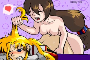 Rating: Explicit Score: 0 Tags: 1boy 1girls anal anal_penetration anal_sex ass blush breasts female hair_pulling iris_(mega_man) male mega_man mega_man_x no_helmet nude pegging pulling_hair reploid robot robot_girl rule34 sex straight sweat zero_(mega_man) User: bunchy7s
