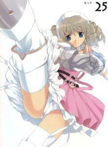 Rating: Questionable Score: 0 Tags: armor armored_dress blue_eyes bow bow_panties brown_hair choker dress drill_hair female frills gauntlets hairband highres leg_lift mibu_natsuki page_25 panties pointy_ears queen's_blade ribbon rule34 thighhighs underwear white_panties ymir_(queen's_blade) User: bunchy7s