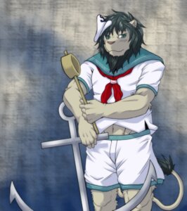 Rating: Safe Score: 0 Tags: alternate_species anchor anthro ascot athletic athletic_anthro athletic_male bottomwear clothing cosplay crossgender e621 felid furrification green_eyes hishaku kraicar lion male mammal mane minamitsu_murasa pantherine sailor_uniform shorts smile solo touhou uniform User: bunchy7s Rating: Safe Score: 0 Tags: alternate_species anchor anthro ascot athletic athletic_anthro athletic_male bottomwear clothing cosplay crossgender e621 felid furrification green_eyes hishaku kraicar lion male mammal mane minamitsu_murasa pantherine sailor_uniform shorts smile solo touhou uniform User: bunchy7s