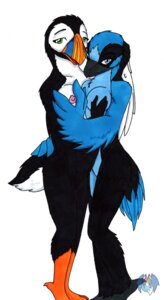 Rating: Explicit Score: 0 Tags: alcid anthro avian beak bird breasts covering duo e621 feathers female hug lari looking_at_viewer nipples non-mammal_breasts non-mammal_nipples nude pose puffin tierafoxglove User: bunchy7s