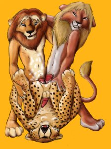 Rating: Explicit Score: 0 Tags: 2011 3:4 anal anal_penetration anthro anus balls bodily_fluids cheetah cum double_anal double_penetration e621 erection eyes_closed felid feline gaping genital_fluids genitals group lion male male/male male_penetrated male_penetrating male_penetrating_male mammal nude pantherine penetration penis sex spera tail upside_down User: bunchy7s