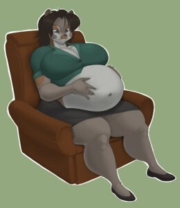 Rating: Safe Score: 0 Tags: anthro belly big_belly big_breasts biped black_hair black_nose blue_eyes bottomwear breasts chair chelsea_(tach0012) chipmunk clothed clothing cross-eyed e621 female ffuffle footwear fur furniture green_background grey_body grey_fur ground_squirrel hair hand_on_belly hi_res mammal navel overweight overweight_anthro overweight_female rodent sciurid shirt shoes simple_background sitting skimpy skirt smile solo topwear User: bunchy7s