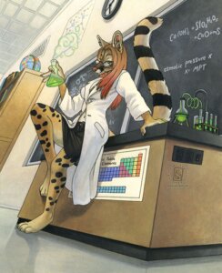 Rating: Questionable Score: 0 Tags: 2009 anthro barefoot beaker biped chalkboard chemistry clothing coat digitigrade e621 english_text erlenmeyer_flask eyewear feet female florence_flask genet glasses green_eyes information_board inside kacey lab_coat laboratory_equipment laboratory_glassware low-angle_view mammal periodic_table science scientific_instrument scientist sha_"genet"_shepard solo tail teacher test_tube text topwear viverrid whiskers worm's-eye_view User: bunchy7s