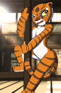 Rating: Explicit Score: 0 Tags: anthro breasts dancing dreamworks e621 felid female genitals kung_fu_panda mammal master_tigress pantherine pole pole_dancing solo stripes tail tiger unknown_artist vulva User: bunchy7s