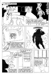 Rating: Questionable Score: 0 Tags: anthro black_and_white comic dialogue domestic_pig e621 english_text female male mammal monochrome mulefoot slop suid suine sus_(pig) text wild_boar User: bunchy7s