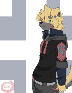 Rating: Safe Score: 0 Tags: 4_fingers anthro biped black_nose canid canine canis cel_shading clothed clothing collar costume domestic_dog e621 ear_piercing facial_markings fashion fingers fully_clothed fur green_eyes grey_body grey_fur head_markings heart_symbol hoodie male mammal markings piercing pockets shaded side_view solo standing tail tan_body tan_fur thumb_in_pocket topwear uroboros_lichi User: bunchy7s Rating: Safe Score: 0 Tags: 4_fingers anthro biped black_nose canid canine canis cel_shading clothed clothing collar costume domestic_dog e621 ear_piercing facial_markings fashion fingers fully_clothed fur green_eyes grey_body grey_fur head_markings heart_symbol hoodie male mammal markings piercing pockets shaded side_view solo standing tail tan_body tan_fur thumb_in_pocket topwear uroboros_lichi User: bunchy7s