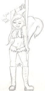 Rating: Explicit Score: 0 Tags: 2010 anthro artist_name boots breasts clothed clothing e621 english_text eyebrows female footwear graphite_(artwork) hair mammal nipples pole rodent sciurid shoes simple_background skimpy solo spooks spooks_(artist) tail text traditional_media_(artwork) tree_squirrel white_background User: bunchy7s Rating: Explicit Score: 0 Tags: 2010 anthro artist_name boots breasts clothed clothing e621 english_text eyebrows female footwear graphite_(artwork) hair mammal nipples pole rodent sciurid shoes simple_background skimpy solo spooks spooks_(artist) tail text traditional_media_(artwork) tree_squirrel white_background User: bunchy7s
