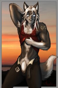 Rating: Explicit Score: 0 Tags: abs animal_genitalia anthro armpit_hair auric belt biceps biped black_body black_fur black_nose blue_eyes body_hair bottomwear canid canine canis chest_hair clothed clothing clothing_lift cloud dipstick_tail e621 eyewear fully_sheathed fur genitals glasses hair hand_behind_head happy_trail khyle long_hair looking_at_viewer male mammal markings muscular muscular_anthro muscular_male navel outside pants pecs sheath shirt shirt_lift sky smile solo standing tail tail_markings tank_top tattoo topwear undressing unzipping white_hair wolf User: bunchy7s
