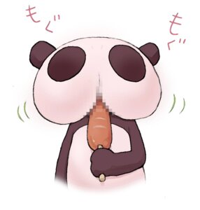 Rating: Questionable Score: 0 Tags: ambiguous_gender anthro bear butt butt_face butt_for_a_head censored e621 eating food giant_panda holding_food holding_object mammal mosaic_censorship nakashima723 simple_background solo white_background User: bunchy7s