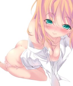 Rating: Explicit Score: 0 Tags: artoria_pendragon ass barefoot blonde_hair blush fate/stay_night fate_(series) female green_eyes no_bra open_clothes open_shirt panties panty_pull pink_panties rule34 shiranagi shirt solo type-moon underwear User: bunchy7s