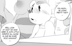 Rating: Questionable Score: 0 Tags: age_difference ambiguous_gender anthro big_breasts blush breasts dominant dominant_female duo e621 english_text female generation_5_pokemon imminent_rape imminent_sex larger_female mienfoo mienshao monochrome nintendo nipples pokemon pokemon_(species) size_difference smaller_ambiguous sunibee text unavailable_at_source young young_ambiguous young_anthro User: bunchy7s