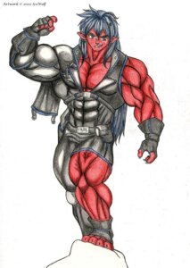 Rating: Safe Score: 0 Tags: 2002 5_fingers anthro asymmetrical_clothing belt belt_pouch big_muscles blue_hair clothed clothing copyright_symbol domestic_cat e621 felid feline felis fingerless_gloves fingers front_view fur gloves hair handwear huge_muscles icewolf long_hair looking_at_viewer male mammal muscular muscular_anthro muscular_male red_body red_fur scar simple_background smile solo symbol white_background User: bunchy7s