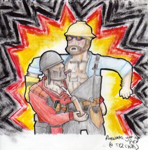 Rating: Explicit Score: 0 Tags: 2boys 2d engineer_(team_fortress_2) human human_male human_only male male_only rule34 sambogineer soldier_(team_fortress_2) team_fortress_2 yaoi User: bunchy7s