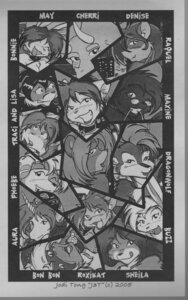 Rating: Safe Score: 0 Tags: 2005 5:8 anthro aura_(character) bear bon_bon_(j3t) bonnie_(bonk) buzz_brambles canid canine ceratopsian ceratopsid chasmosaurine cherri_topps classical_unicorn collar comic denise_meyers dinosaur dragonwolf_(character) e621 equid equine eyewear felid feline female fox glasses greyscale grin group hi_res horn j3t jurassic_beauties lagomorph leporid lisa_lynx lynx mammal marginocephalian maxine_blackbunny may_flowers monochrome montage mythological_creature mythological_equine mythology open_mouth open_smile ornithischian phoebe_hane prehistoric_species rabbit raquel_(j3t) reptile roxikat scalie sheila_vixen smile traci_sierra triceratops unicorn User: bunchy7s