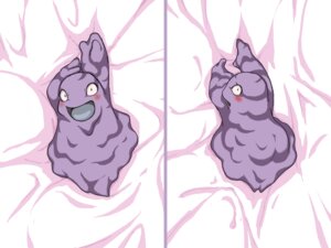Rating: Questionable Score: 0 Tags: 4:3 ambiguous_gender bed_sheet bedding blush dakimakura dakimakura_design e621 generation_1_pokemon goo_creature grimer hi_res lying multiple_poses nintendo pokemon pokemon_(species) pose solo sprawled sprawled_out くわちゃ User: bunchy7s