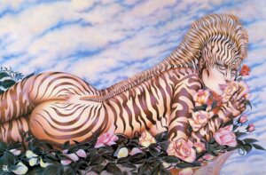 Rating: Questionable Score: 0 Tags: 1981 anthro biped bodypaint butt cloud e621 equid equine female flower human leaf looking_at_viewer lying mammal mohawk olivia_de_berardinis outside painted_markings plant rose_(flower) sky solo stripes zebra User: bunchy7s