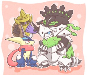 Rating: Safe Score: 0 Tags: 2013 aegislash ambiguous_gender amphibian animate_inanimate anthro atusix blue_eyes blush blush_stickers claws dragon e621 generation_6_pokemon greninja group legendary_pokemon living_melee_weapon living_sword living_weapon mega_aggron mega_evolution melee_weapon mythological_creature mythological_scalie mythology nintendo pokemon pokemon_(species) purple_eyes red_eyes reptile scalie sitting sword tongue tongue_out weapon zygarde zygarde_50_forme User: bunchy7s