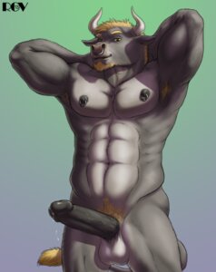 Rating: Explicit Score: 0 Tags: 2013 abs anthro armpit_hair athletic balls biceps big_muscles big_penis biped black_nipples black_penis blonde_hair bodily_fluids body_hair bovid bovine brown_eyes cattle clothing e621 erection facial_hair facial_piercing flexing fur genital_fluids genitals goatee hair hands_behind_head horn humanoid_genitalia humanoid_penis leaking looking_at_viewer male mammal muscular muscular_anthro muscular_male nipple_piercing nipples nose_piercing nose_ring nude pecs penis piercing pose precum presenting pubes ring_piercing rov septum_piercing simple_background solo standing vein veiny_penis User: bunchy7s