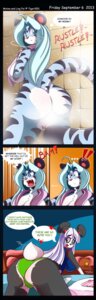 Rating: Questionable Score: 0 Tags: 2013 anthro bear bent_over big_breasts blue_eyes breasts butt caught_in_the_act clothing comic dialogue digital_media_(artwork) duo e621 english_text erect_nipples felid female giant_panda hair heart_symbol hi_res huge_breasts leucistic ling_fei long_hair looking_back mammal minina nipples nude pantherine panties shower side_boob text tiger tiger1001 underwear white_hair User: bunchy7s