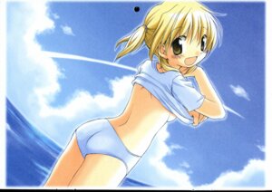 Rating: Questionable Score: 0 Tags: aoki_ume ass bikini blonde_hair blush breasts brown_eyes cloud female from_behind hi_res hidamari_sketch large_breasts looking_at_viewer looking_back miyako_(hidamari_sketch) official_art open_mouth ponytail rule34 short_hair sideboob sky smile solo swimsuit tied_hair undressing yellow_eyes User: bunchy7s