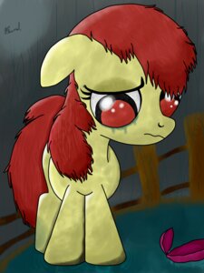 Rating: Safe Score: 0 Tags: 2012 3:4 apple_bloom_(mlp) e621 earth_pony equid equine female feral friendship_is_magic hair hasbro horse mammal my_little_pony pony red_hair solo tail vendetatj young young_feral User: bunchy7s