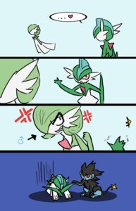 Rating: Questionable Score: 0 Tags: blush comic disappointed e621 fall_in_love felid feral gallade gardevoir gender_confusion gender_symbol generation_3_pokemon generation_4_pokemon heart_symbol humor luxray male male_symbol mammal nintendo pictographics pokemon pokemon_(species) quadruped speech_bubble symbol tail unknown_artist User: bunchy7s