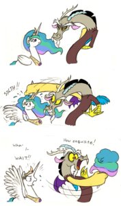 Rating: Safe Score: 0 Tags: bald beard candy chimera comic cotton_candy crown dessert dialogue discord_(mlp) draconequus duo e621 english_text equid equine facial_hair feathered_wings feathers female feral food friendship_is_magic hair hasbro headgear hi_res horn male mammal mickeymonster multicolored_hair my_little_pony mythological_creature mythological_equine mythology pink_eyes princess princess_celestia_(mlp) red_eyes royalty simple_background text white_background winged_unicorn wings User: bunchy7s Rating: Safe Score: 0 Tags: bald beard candy chimera comic cotton_candy crown dessert dialogue discord_(mlp) draconequus duo e621 english_text equid equine facial_hair feathered_wings feathers female feral food friendship_is_magic hair hasbro headgear hi_res horn male mammal mickeymonster multicolored_hair my_little_pony mythological_creature mythological_equine mythology pink_eyes princess princess_celestia_(mlp) red_eyes royalty simple_background text white_background winged_unicorn wings User: bunchy7s