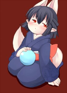 Rating: Safe Score: 0 Tags: akitaka anthro asian_clothing ball black_hair canid canine clothing e621 east_asian_clothing female fox hair holding_ball holding_object humanoid_pointy_ears japanese_clothing mammal orb pointy_ears red_eyes solo tail yukata User: bunchy7s