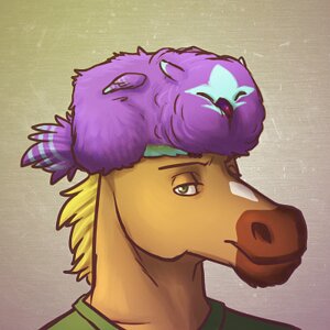 Rating: Safe Score: 0 Tags: 1:1 ^_^ anthro avian beak blaze_(marking) blonde_hair bust_portrait clothed clothing digital_media_(artwork) domestic_pet duo e621 equid equine eyes_closed facial_markings feathered_wings feathers female feral for_a_hat green_clothing green_eyes green_topwear gryphon hair haters_gonna_hate head_markings horse icon leon_(rapier4) looking_at_viewer low_res male mammal markings merygryph merystic multicolored_body mythological_avian mythological_creature mythology nude portrait shirt smile topwear wings User: bunchy7s