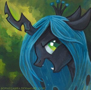 Rating: Safe Score: 0 Tags: 2013 arthropod changeling_(mlp) crown e621 fangs female feral friendship_is_magic green_eyes green_hair hair hasbro headgear headshot_portrait hole_(anatomy) horn kenket long_hair low_res my_little_pony painting_(artwork) portrait queen queen_chrysalis_(mlp) royalty smile solo sophiecabra teeth traditional_media_(artwork) traditional_painting_(artwork) User: bunchy7s Rating: Safe Score: 0 Tags: 2013 arthropod changeling_(mlp) crown e621 fangs female feral friendship_is_magic green_eyes green_hair hair hasbro headgear headshot_portrait hole_(anatomy) horn kenket long_hair low_res my_little_pony painting_(artwork) portrait queen queen_chrysalis_(mlp) royalty smile solo sophiecabra teeth traditional_media_(artwork) traditional_painting_(artwork) User: bunchy7s