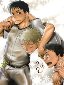 Rating: Questionable Score: 0 Tags: 3boys ? abe_takaya baseball_uniform black_hair blush bulge color erection erection_under_clothes group male male_only mentaiko mihashi_ren multiple_boys multiple_males ookiku_furikabutte penis ren_mihashi rule34 schoolboy short_hair standing staring_at_bulge staring_at_erection staring_at_penis tajima_yuuichirou takaya_abe yaoi yuuichiro_tajima User: bunchy7s