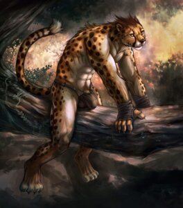 Rating: Explicit Score: 0 Tags: 2011 4_toes 5_fingers abs anthro balls_outline biped branch bulge cheetah cheetahpaws cheetahpaws_(character) claws clothed clothing detailed_background detailed_bulge digital_media_(artwork) e621 feet felid feline fingers genital_outline genitals half-erect hi_res in_tree male mammal muscular muscular_anthro muscular_male nature on_branch outside penis penis_base penis_outline plant pose scenery solo tail thong toes topless tree tribal underwear vines wood User: bunchy7s